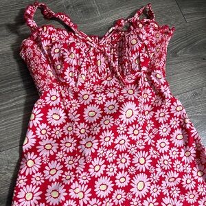 Free People NWT Lucinda Floral Pink Midi Dress